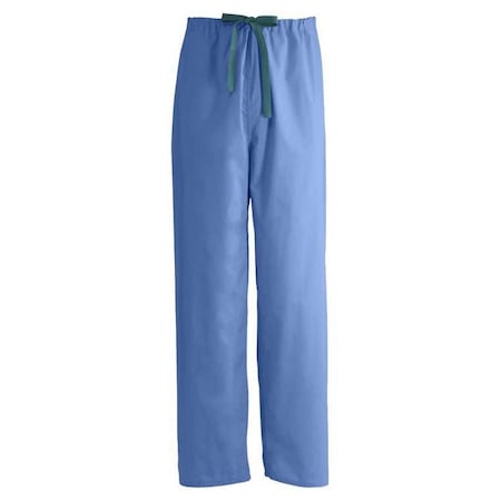 Medline Encore Unisex Pants Scrub, Reversible, Drawstring Waist, Ciel Blue, 2XL 700PTHXXL-CF